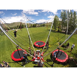 Euro Bungee Four Station Trampoline