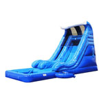 16ft Wave Water Slide with Pool